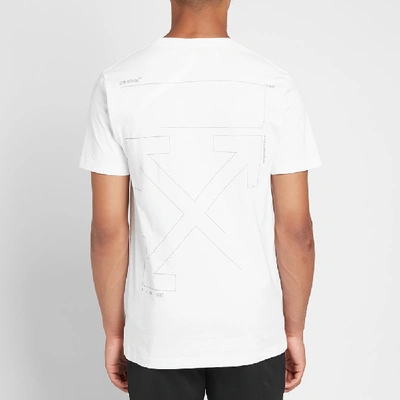 Shop Off-white Unfinished 3m Arrows Slim Tee