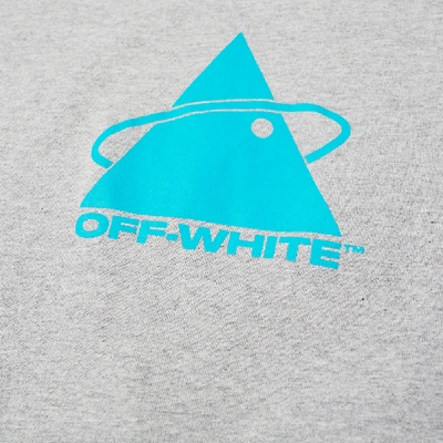 Shop Off-white Triangle Planet Print Tee In Grey