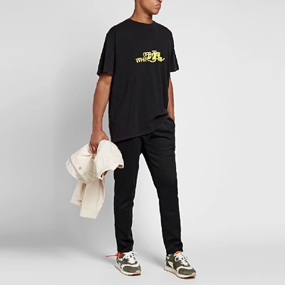Shop Off-white Halftone Oversized Tee In Black
