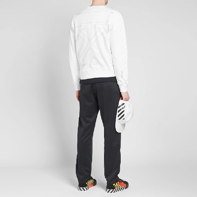 Shop Off-white Unfinished 3m Arrow Crew Sweat