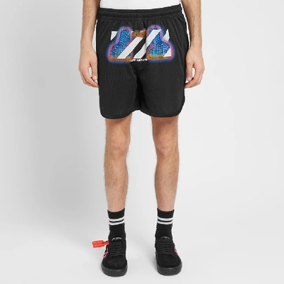 Shop Off-white Thermo Men Mesh Short In Black