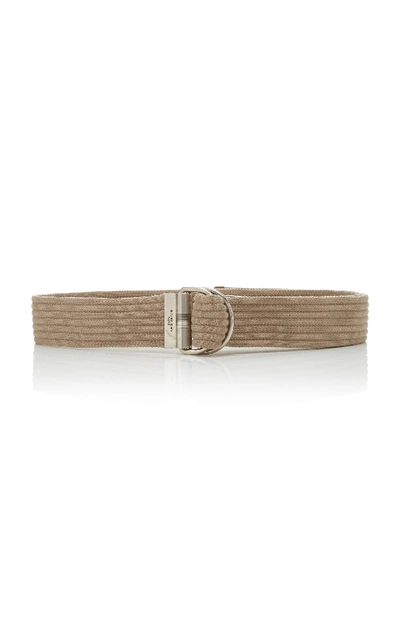 Shop Givenchy Rib-knit Belt  In Neutral