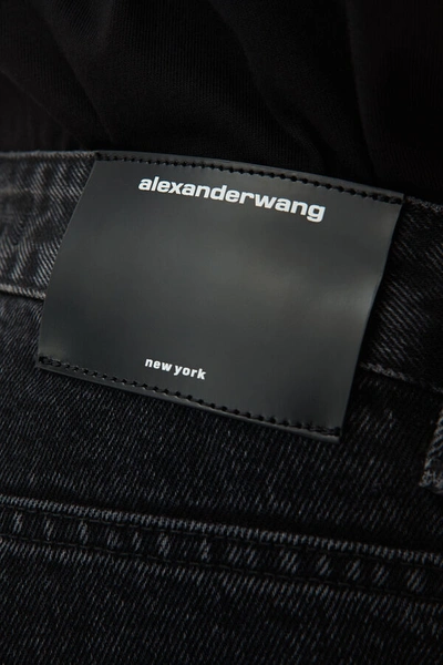 Shop Alexander Wang Black Denim 5 Pocket Jeans