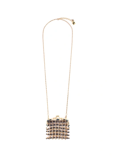 Shop Rosantica 'emile' Glass Crystal Pouch Pendant Necklace