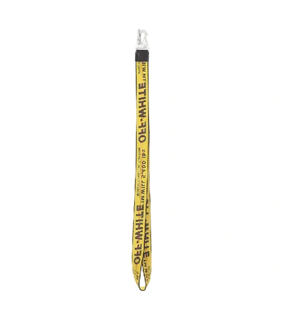 Shop Off-white Industrial Neck Keychain In Yellow