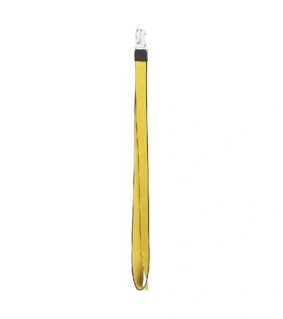 Shop Off-white Industrial Neck Keychain In Yellow