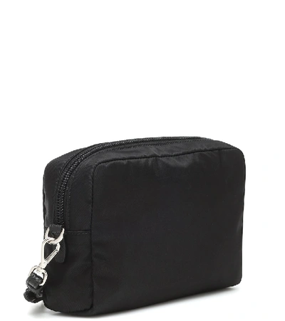 Shop Prada Nylon Cosmetics Case In Black