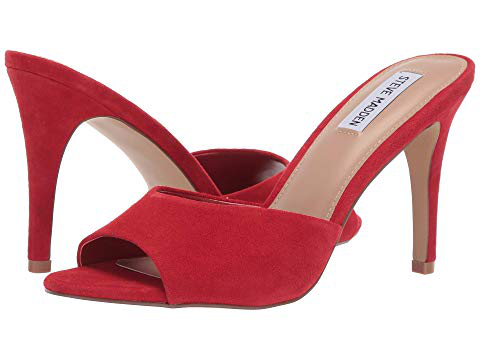 steve madden red high heels