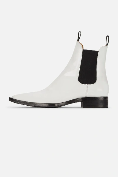 Shop Ami Alexandre Mattiussi Women's Chelsea Boots In White