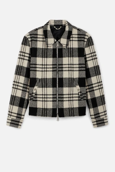 Shop Ami Alexandre Mattiussi Snap Buttoned Zipped Jacket In Black
