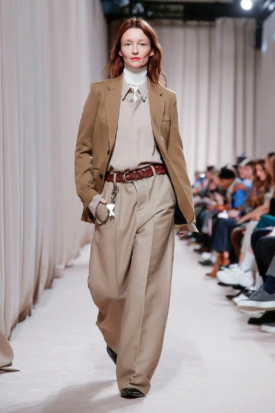 Shop Ami Alexandre Mattiussi Women's Lined Two Buttons Jacket In Neutrals