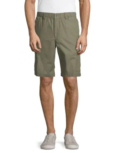 Shop Tommy Bahama Cotton Cargo Shorts In Dusty Olive