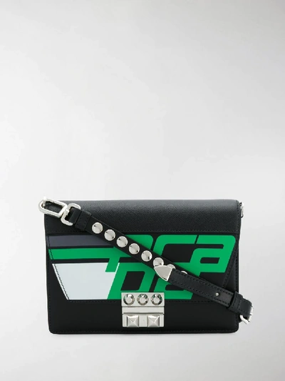 Shop Prada Elektra Crossbody Bag In Black
