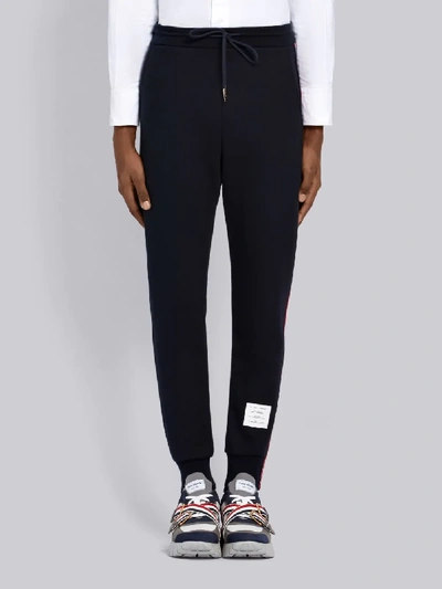 THOM BROWNE SIDE-STRIPE TRACK PANTS