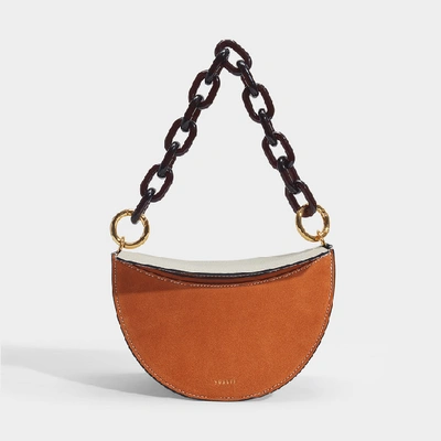 Shop Yuzefi Doris Bag In Caramel Leather In Brown