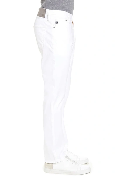 Shop Ag Everett Sud Slim Straight Fit Pants In White