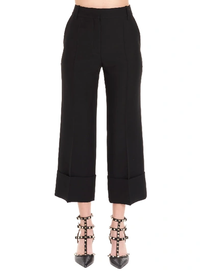 Shop Valentino Pants In Black