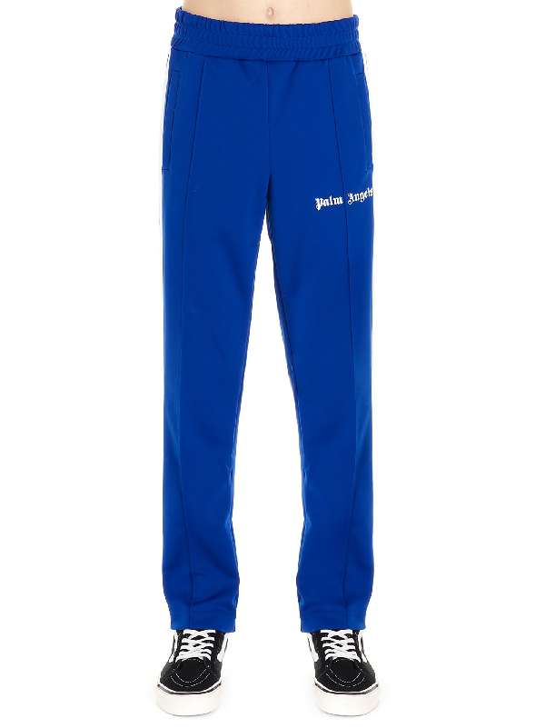 Palm Angels Track Jacket Electric Blue/White