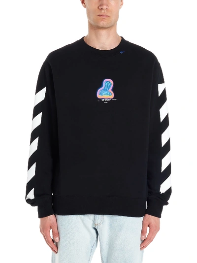 Shop Off-white Diag Thermo Sweatshirt In Black
