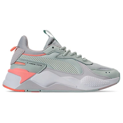 Shop Puma Women's Rs-x Tracks Casual Shoes In Green