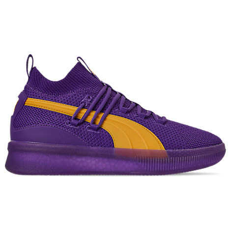 puma clyde court purple