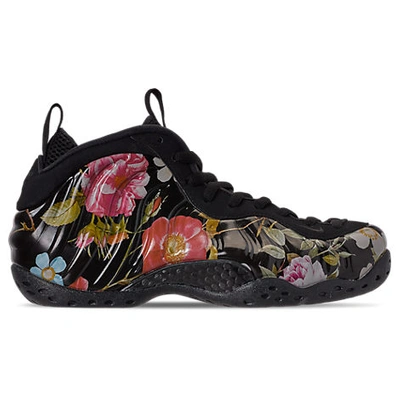 Shop Nike Men's Air Foamposite One Basketball Shoes In Black