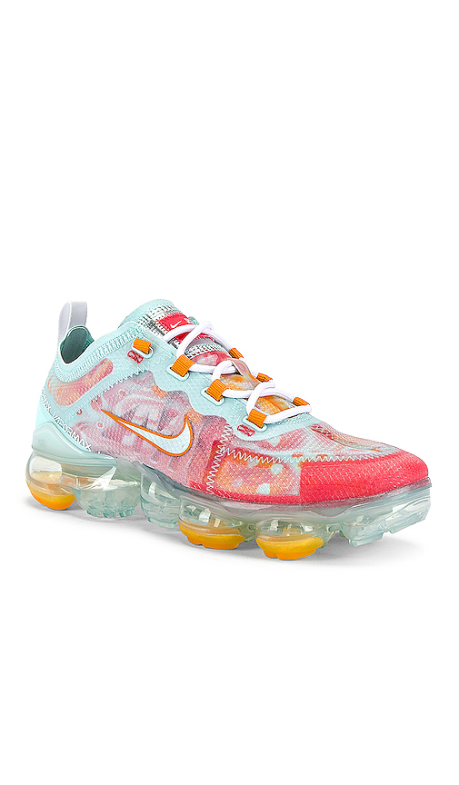 air vapormax 2019 sneaker in teal tint & ember glow