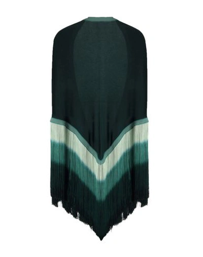 Shop Antonia Zander Scarves In Dark Green