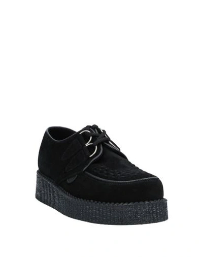 Shop Underground Laced Shoes In Black