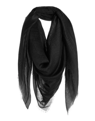 Shop Versace Square Scarf In Black