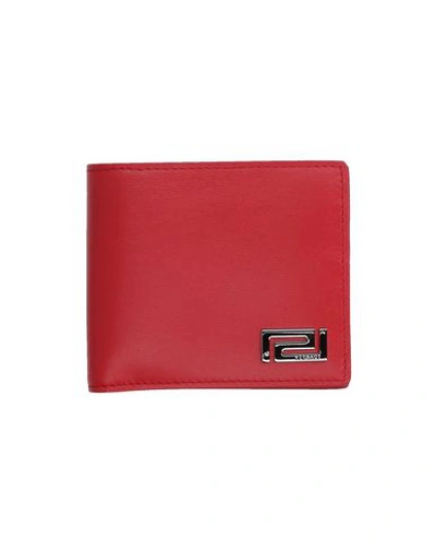 Shop Versace Wallet In Red