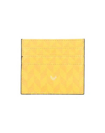 Shop Mia Bag Document Holders In Yellow