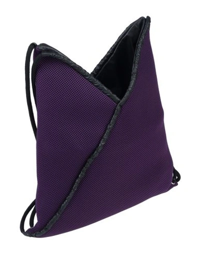 Shop Mm6 Maison Margiela Backpack & Fanny Pack In Purple
