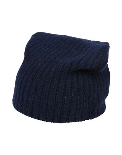 Shop Aragona Hats In Dark Blue