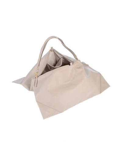 Shop Maison Margiela Handbags In Dove Grey