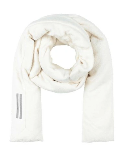 Shop Rick Owens Scarves In White