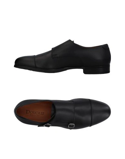 Shop Doucal's Loafers In Black