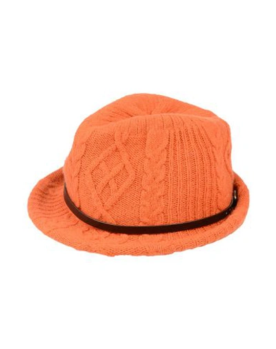 Shop Inverni Hat In Orange