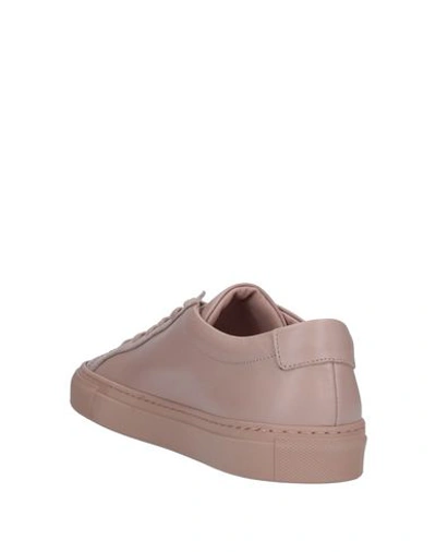 Shop Common Projects Sneakers In Pale Pink