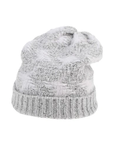 Shop Antonia Zander Hats In Light Grey