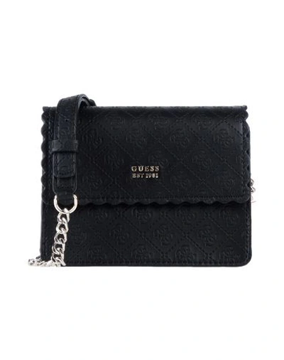 Shop Guess Cross-body Bags In Black