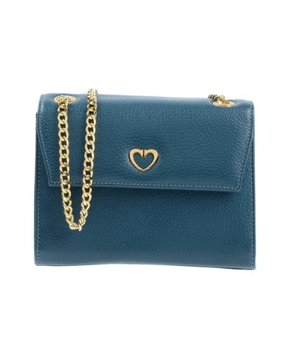 Shop Cruciani Cross-body Bags In Deep Jade