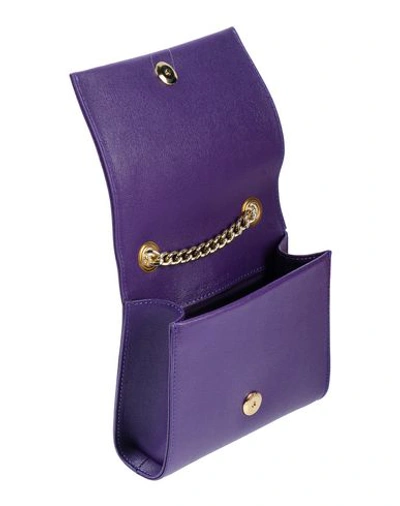 Shop Cruciani Cross-body Bags In Dark Purple