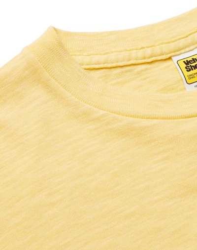 Shop Velva Sheen T-shirt In Yellow