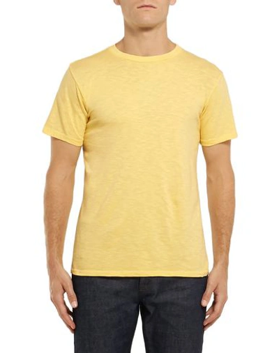 Shop Velva Sheen T-shirt In Yellow