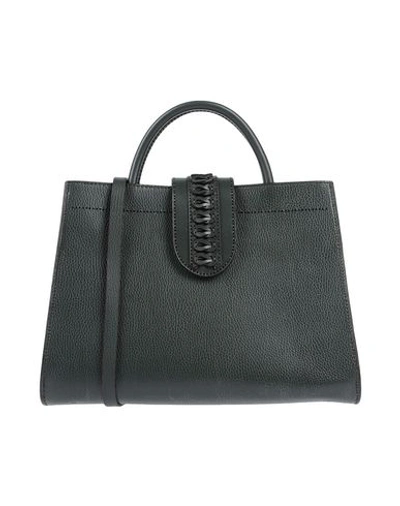 Shop Almala Handbag In Dark Green