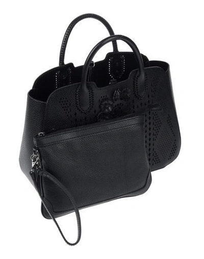 Shop Almala Handbag In Dark Brown