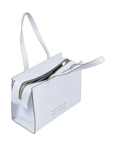 Shop Visone Handbag In White