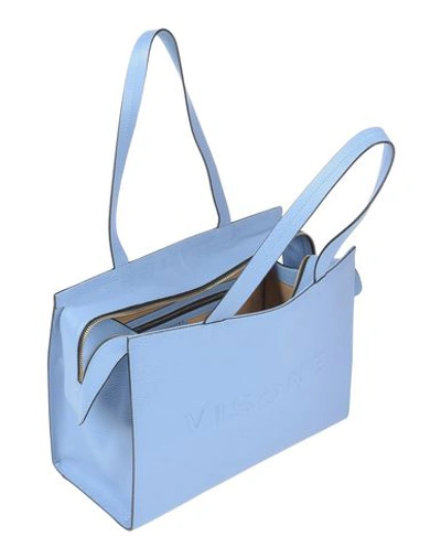 Shop Visone Handbag In Azure