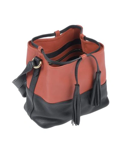 Shop Hibourama Cross-body Bags In Brick Red